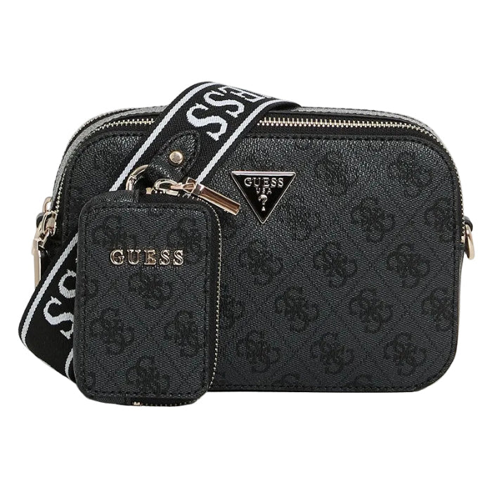 Guess Handbag Guess Latona II Camera Crossbody Coal Logo SG869113