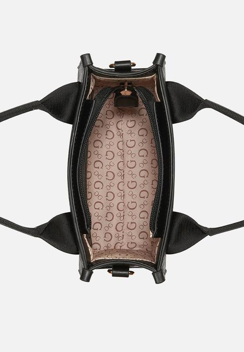 Guess Handbag Guess Manon Mini Tote-Black