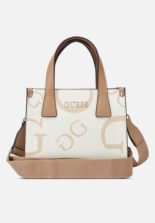 Guess Handbag Guess Manon Mini Tote - Cream