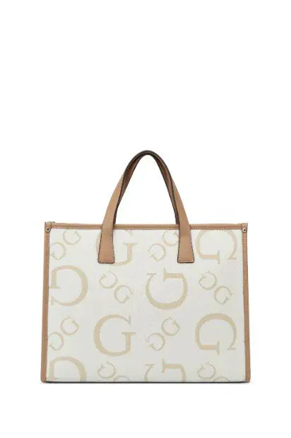 Guess Handbag Guess Manon Tote Bag - White