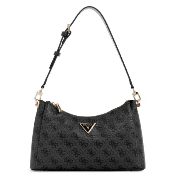 Guess Handbag Guess Meridian II Shoulder Bag Coal Logo SG697416