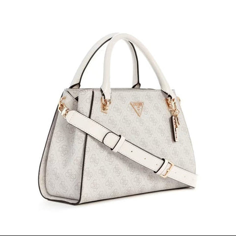 Guess Handbag Guess Noelle 4G Luxury Satchel Dove Logo BD787907