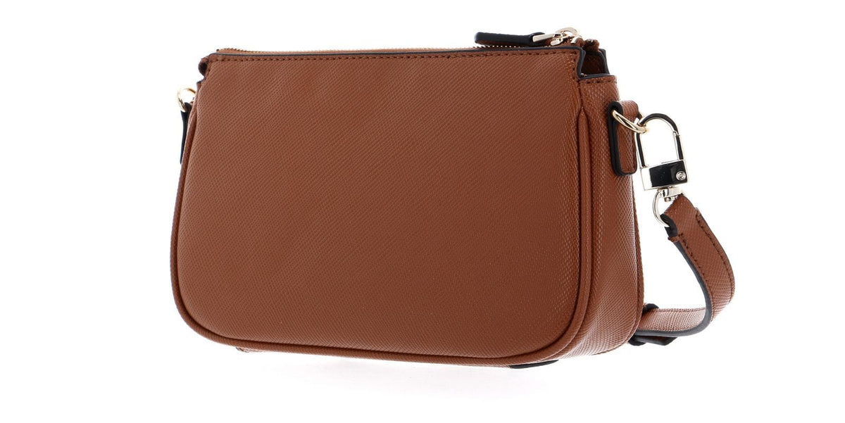 Guess Handbag Guess Noelle Double Pouch Crossbody Light Cognac