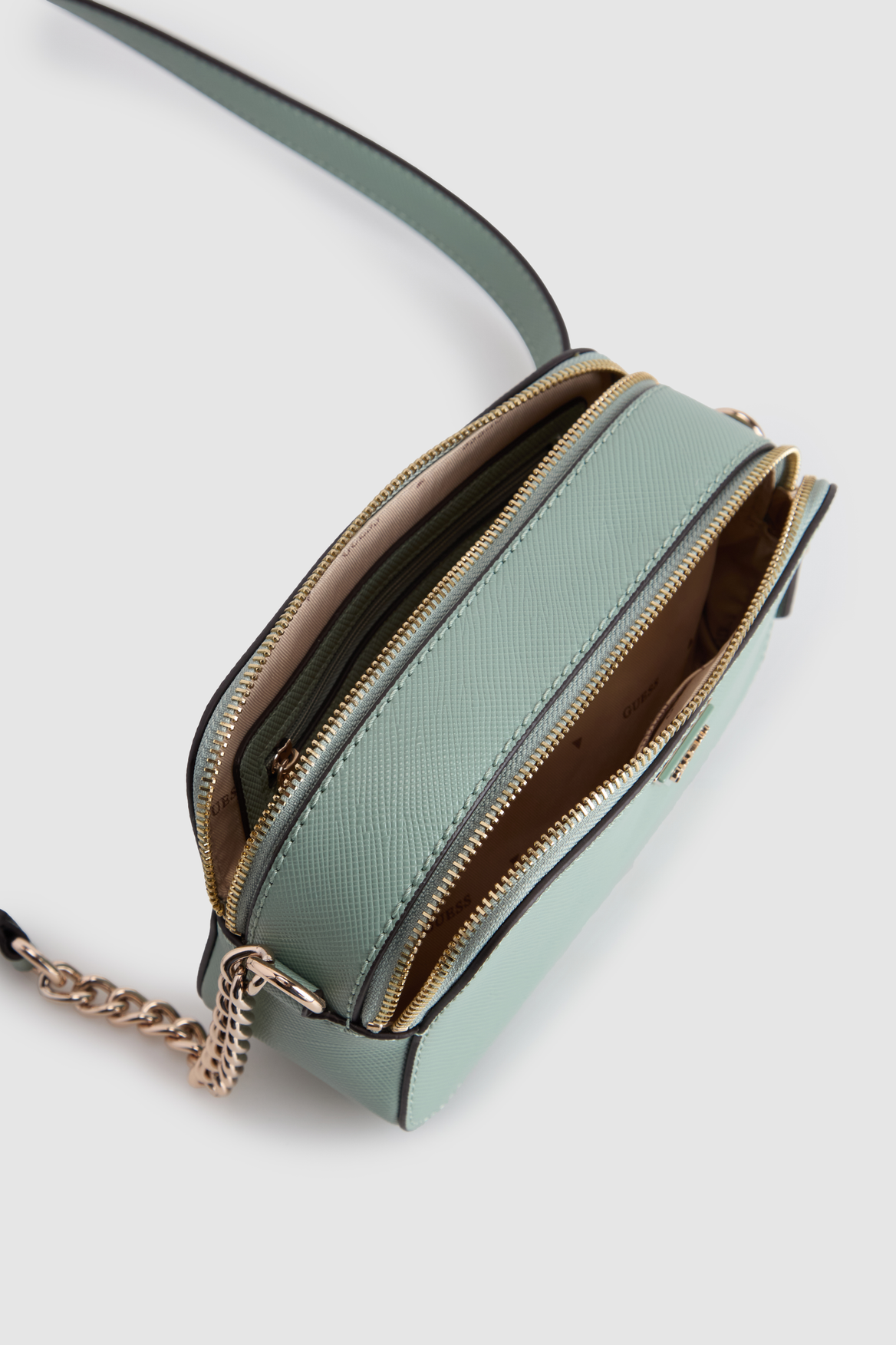 Guess Handbag Guess Noelle II Camera Crossbody Light Sage ZG967213