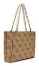 Guess Handbag Guess Noelle II Tote Latte Logo OS967224