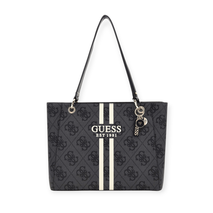 Guess Handbag Guess Noelle ll Coal Logo Tote Bag OS967224