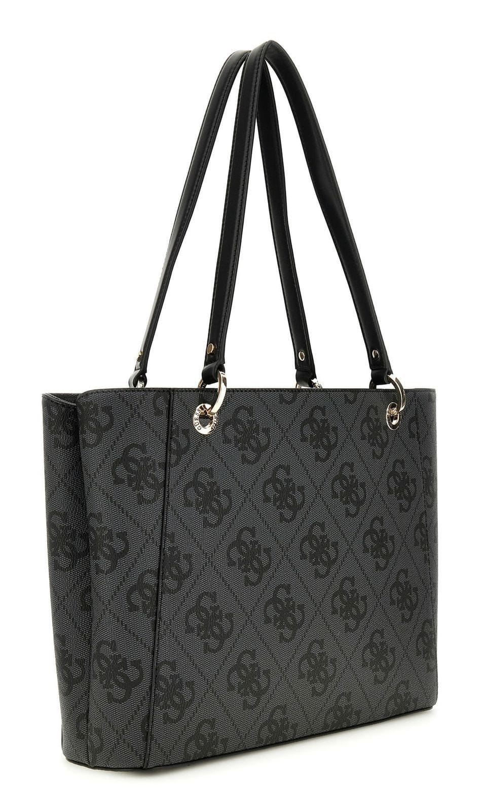 Guess Handbag Guess Noelle ll Coal Logo Tote Bag OS967224