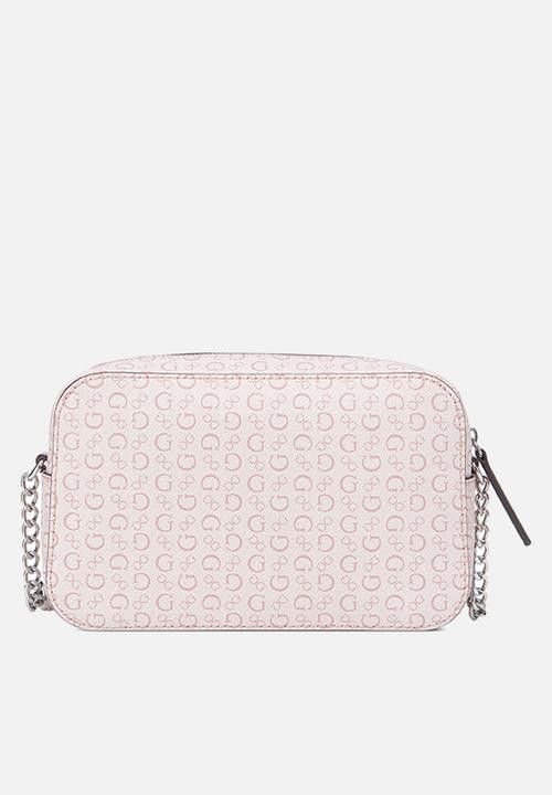 Guess Handbag Guess Perrez Mini Crossbody Top Zip Rose Multi SV986270