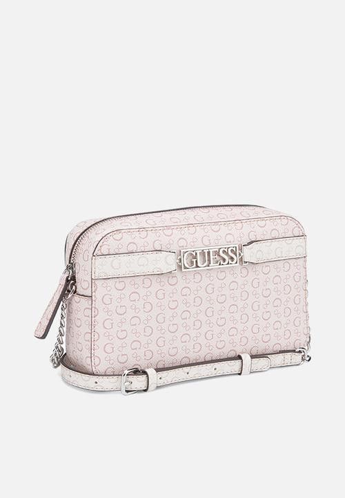 Guess Handbag Guess Perrez Mini Crossbody Top Zip Rose Multi SV986270