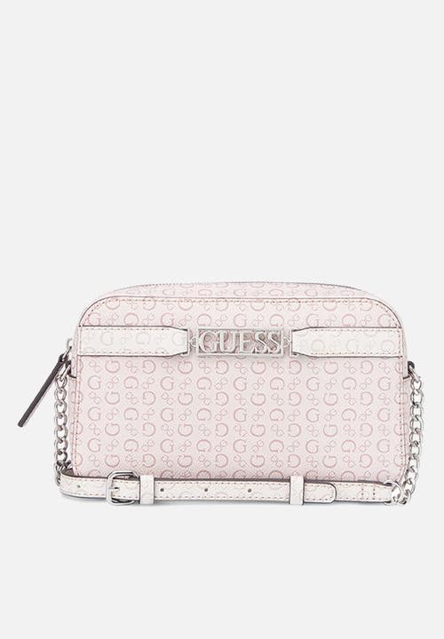 Guess Handbag Guess Perrez Mini Crossbody Top Zip Rose Multi SV986270
