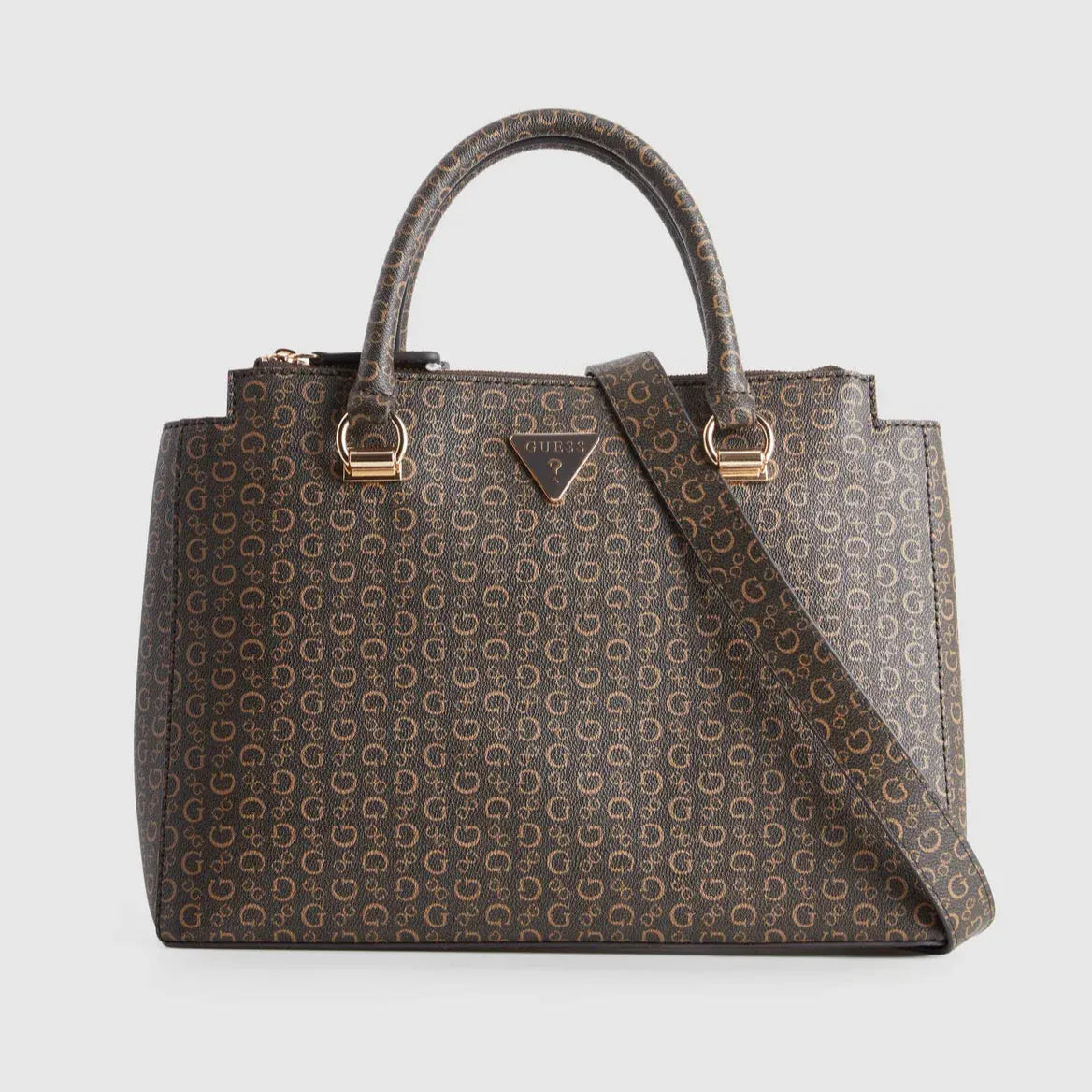 Guess Handbag Guess Phyllis Tote Bag Brown