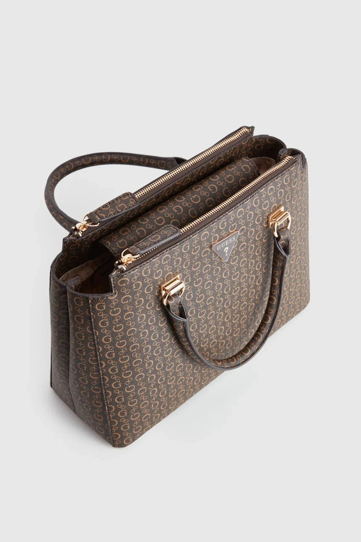 Guess Handbag Guess Phyllis Tote Bag Brown