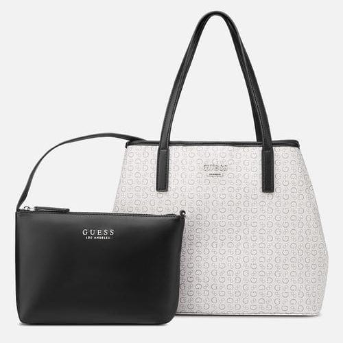 Guess Handbag Guess Portini Trap Tote - Cream