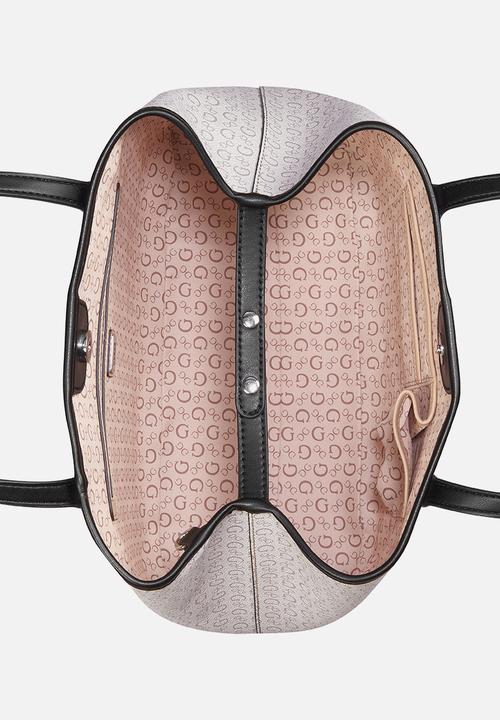 Guess Handbag Guess Portini Trap Tote - Cream