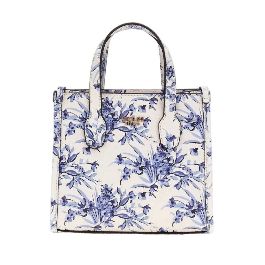 Guess Handbag Guess Silvana Mini 2 Compartment Floral Multi Tote FG866577