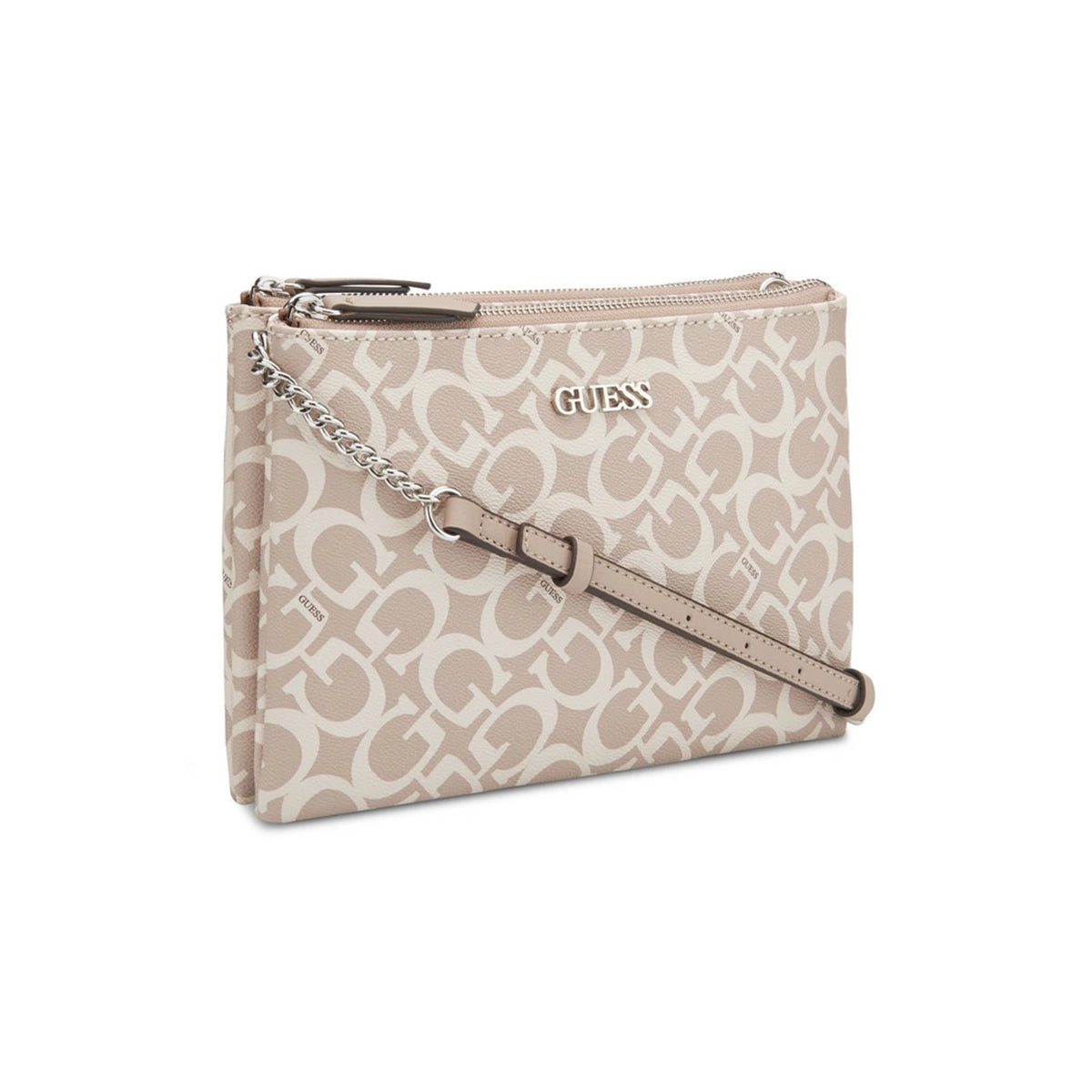 Guess Handbag Guess Tidewood Mini Crossbody Bag Caramel JJ942976