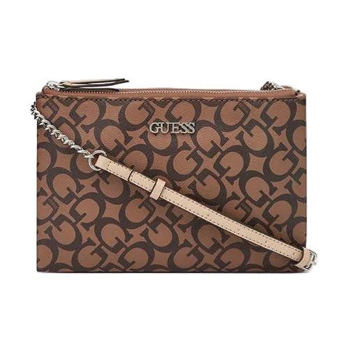 Guess Handbag Guess Tidewood Mini Crossbody Bag Cocoa JJ942976