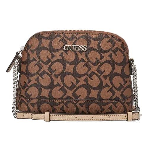 Guess Handbag Guess Tidewood Mini Top Zip Cocoa JJ942969