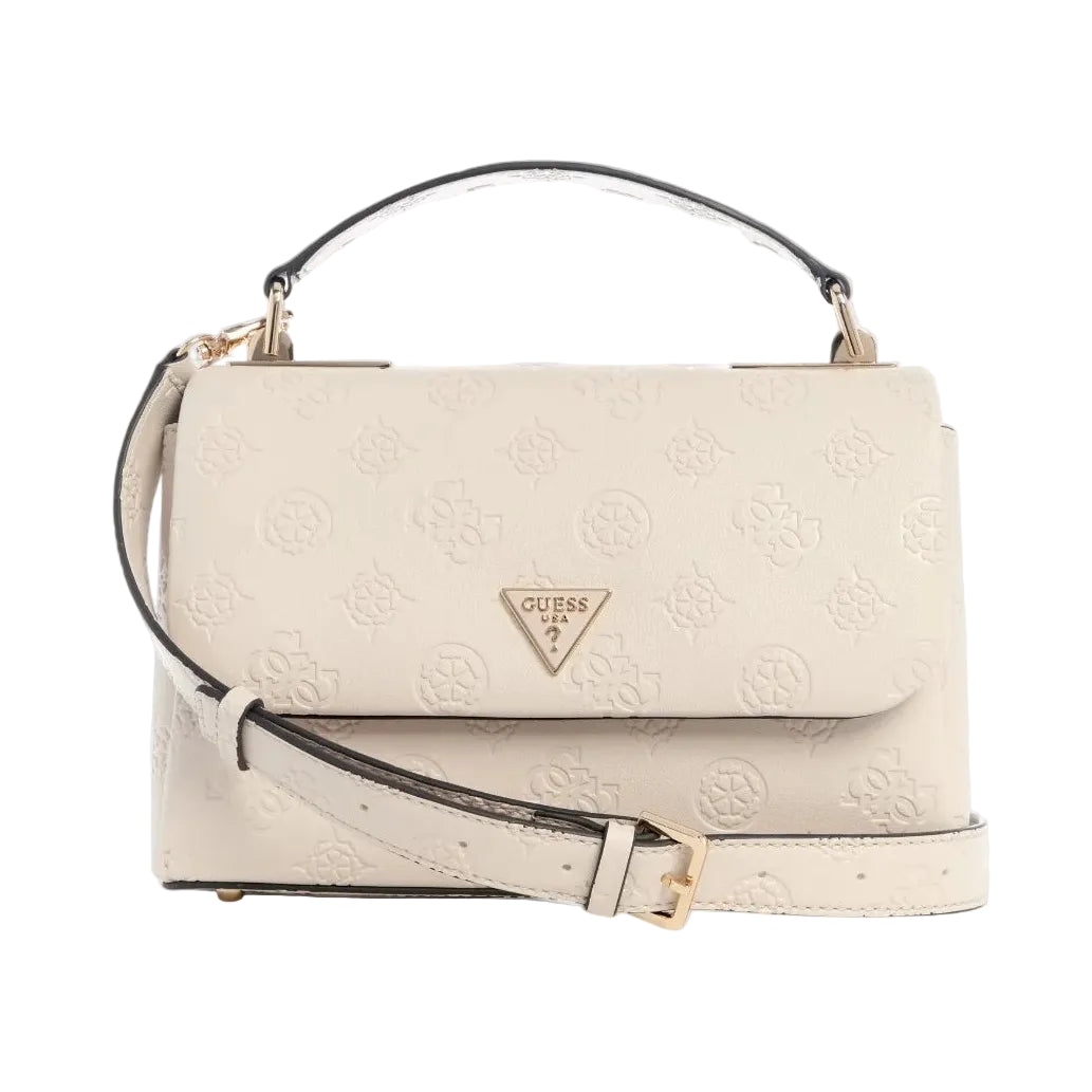 Guess Handbag Guess Tisha Top Handle Flap Stone Logo PD776420