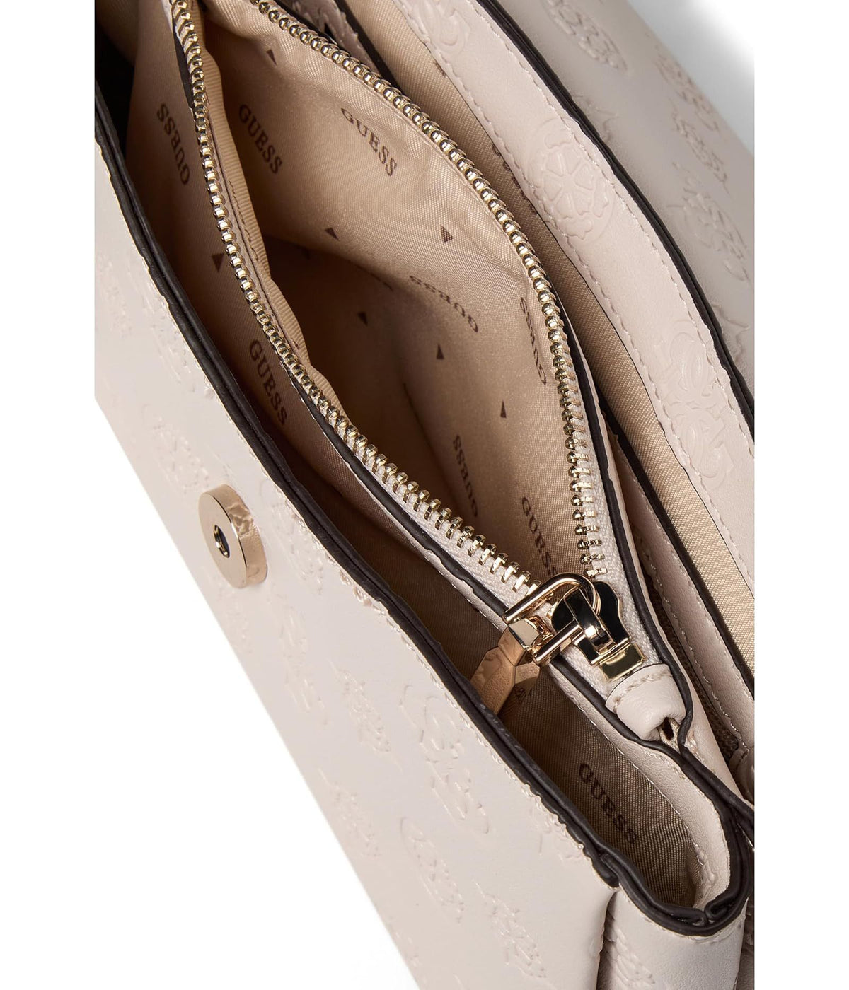 Guess Handbag Guess Tisha Top Handle Flap Stone Logo PD776420
