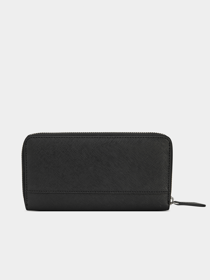 Guess Handbag Guess Viviette Medium Zip Around Handbag Black S9845599