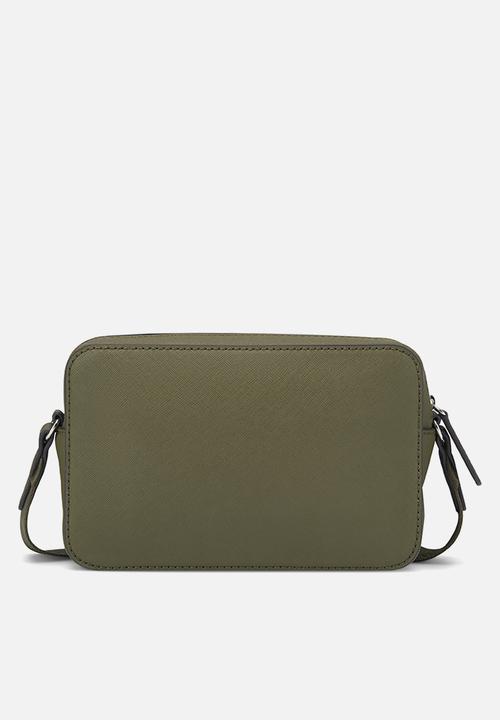Guess Handbag Guess Viviette Mini Dbl Zip Crossbody - Green