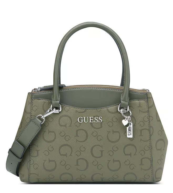 Guess Handbag Guess Westfield  Satchel Olive HH981906