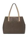 Guess Handbag Guess Women Bag  Portini Trap Tote Model Brown