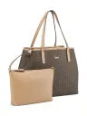 Guess Handbag Guess Women Bag  Portini Trap Tote Model Brown