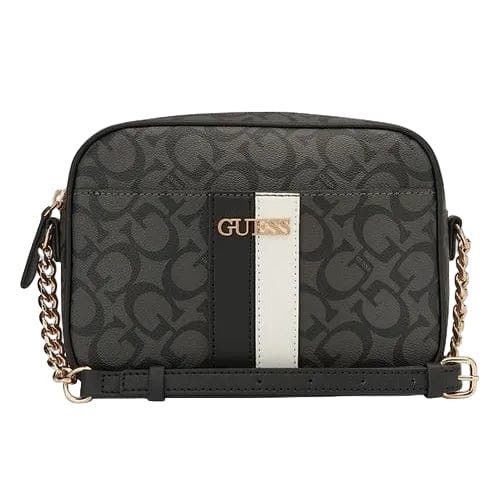 Guess Handbags Guess Kerry Mini Crossbody Top Zip-Coal JG970870