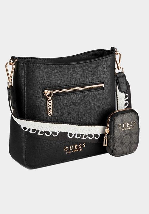 Guess Ladies Handbags Guess Baxian crossbody - black