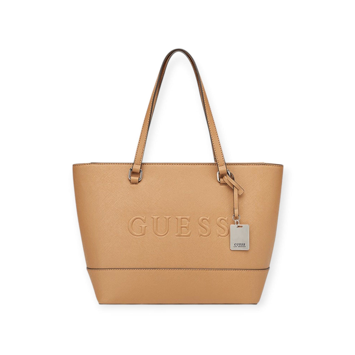 Guess Ladies Handbags Guess Beige Haddington Carryall Handbag