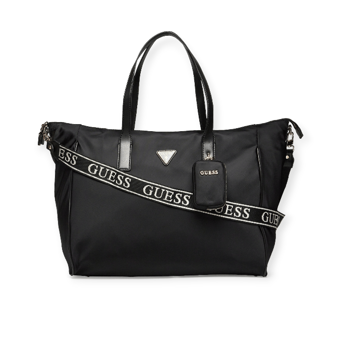 Guess Ladies Handbags Guess Follie Travel Carryon Tote Black NN9676017