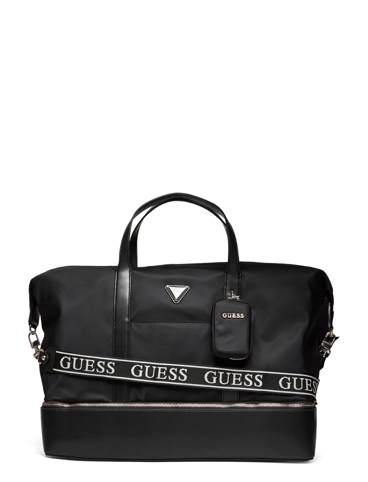 Guess Ladies Handbags Guess G Wave Travel Carry On Large Tote Black N9344417