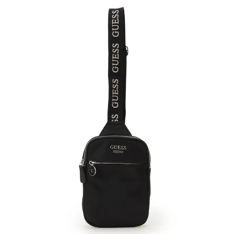 Guess Ladies Handbags Guess Madix Mini Sling Bag Black NL961580