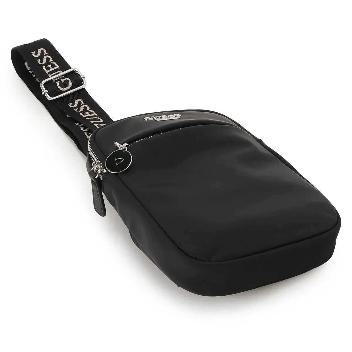 Guess Ladies Handbags Guess Madix Mini Sling Bag Black NL961580