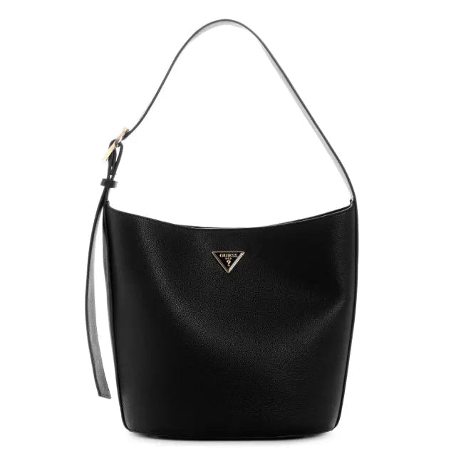 Guess Ladies Handbags Guess Maridian II Satchel Black BG697404