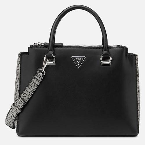 Guess Ladies Handbags Guess Phyllis Satchel - Black
