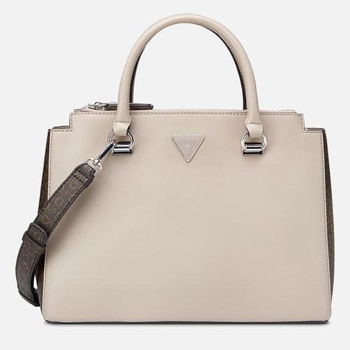 Guess Ladies Handbags Guess Phyllis Satchel - Taupe