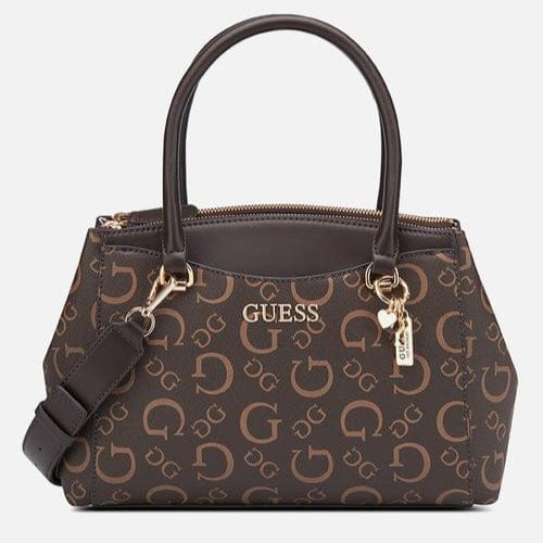 Guess Ladies Handbags Guess Westfield Satchel - Brown