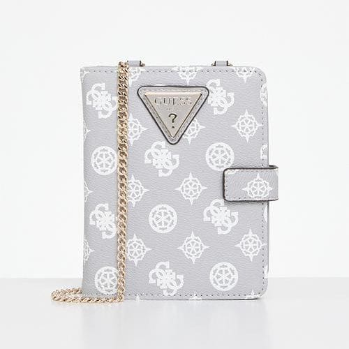 Guess Ladies Handbags Guess Wilder Passport Holder - Lavender Grey