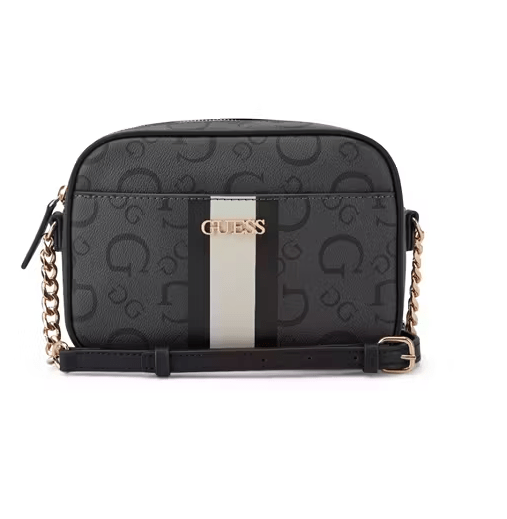 Guess Ladies Handbags Guess Women's Bag Brecken Mini Crossbody Coal (7795033112665)