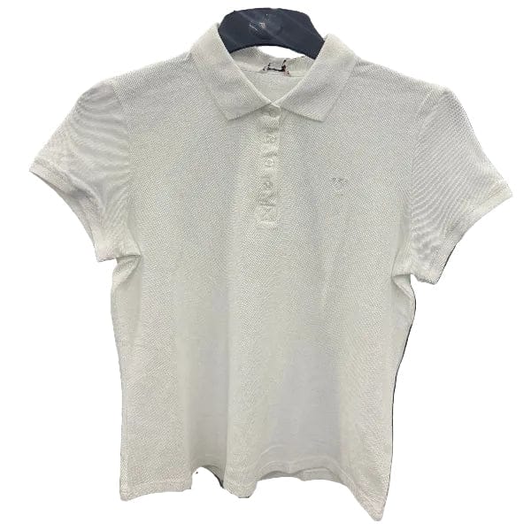 Guess Ladies T shirts Guess Women's Pique Tee T Shirt White GM06435