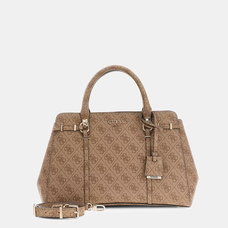 Guess Leona Logo Latte Logo Handbag SG991706.