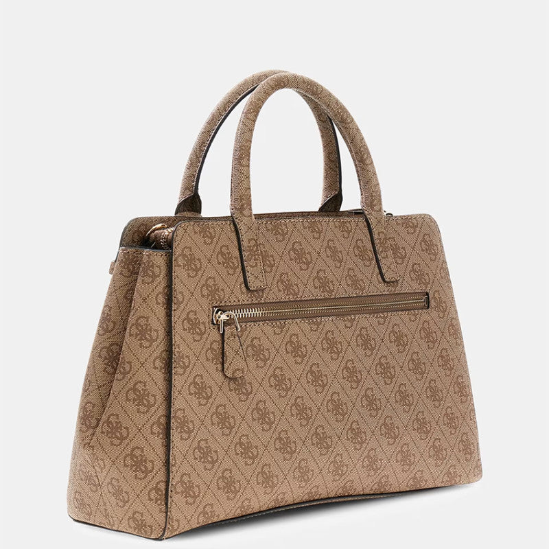 Guess Leona Logo Latte Logo Handbag SG991706.