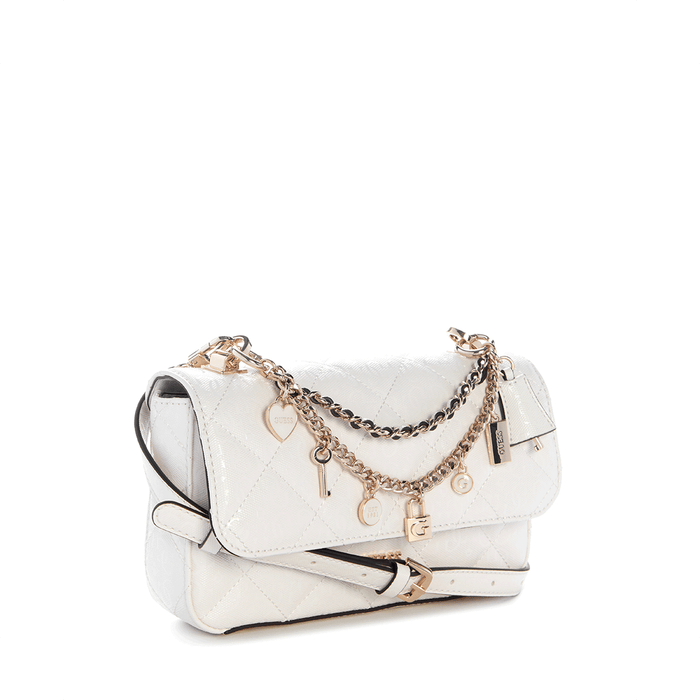 Guess Libby Flap Crossbody-off White GG991220.