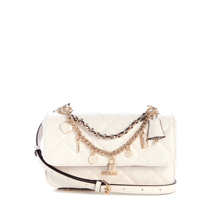 Guess Libby Flap Crossbody-off White GG991220.