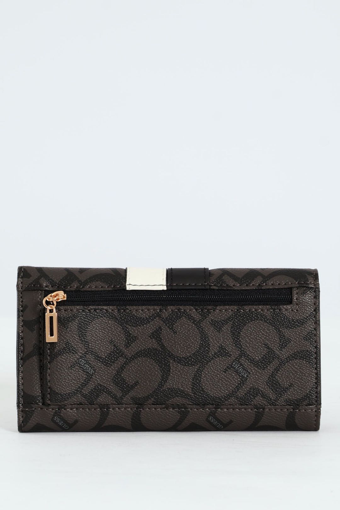 Guess PURSE Guess Kerry Slim Clutch Purse Coal G9708151