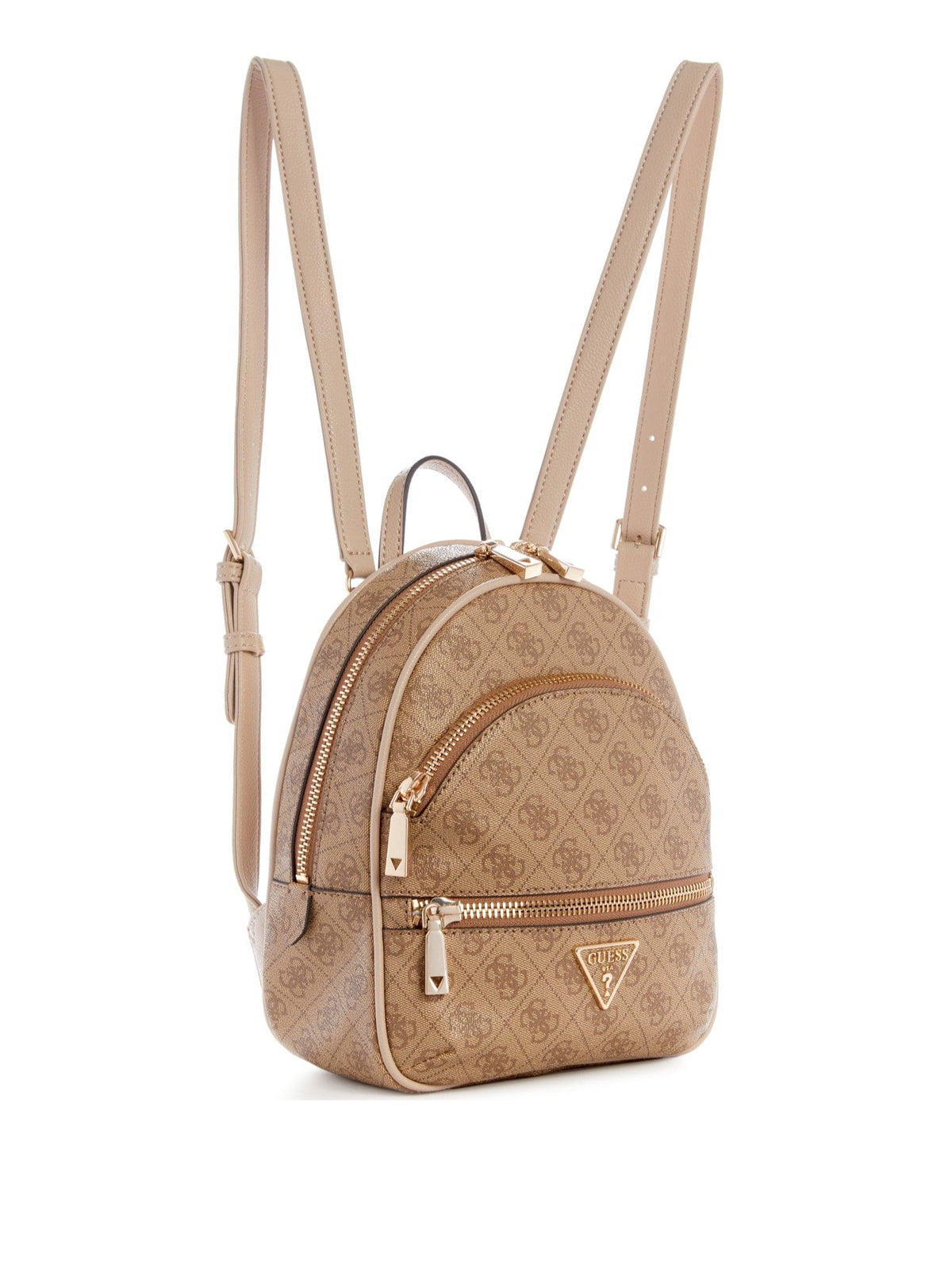 Guess Shinny Gold Guess Ladies Manhattan Backpack (7375669887065)