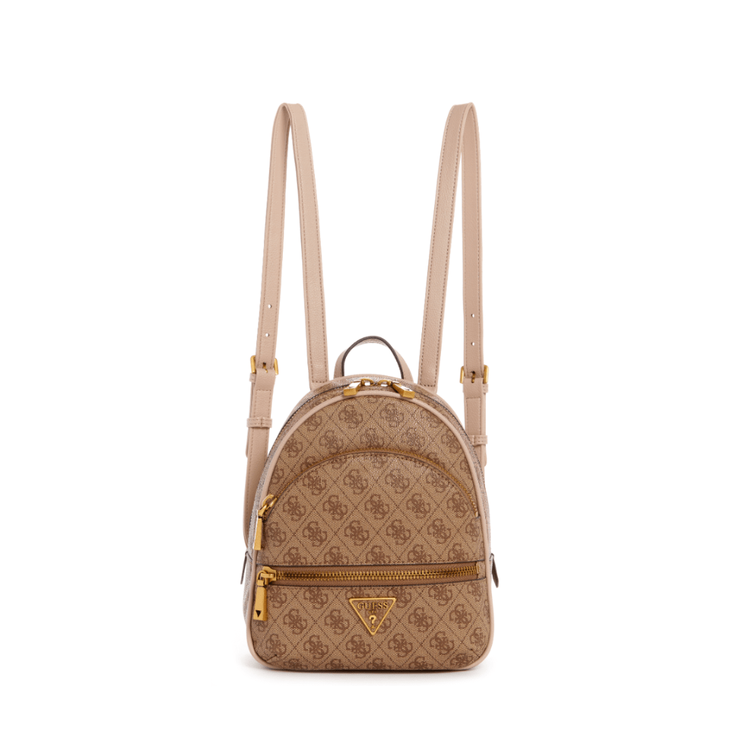 Guess Shinny Gold Guess Ladies Manhattan Backpack (7375669887065)